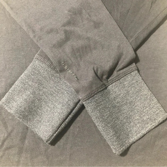 G-Star Raw Shawl Collar Pullover Sweater in Dark Grey and  Black - Picture 8 of 15